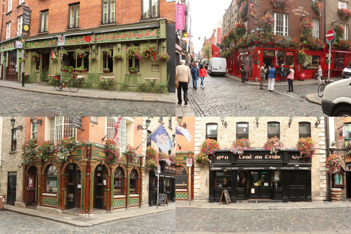 Viele Pubs in Dublin