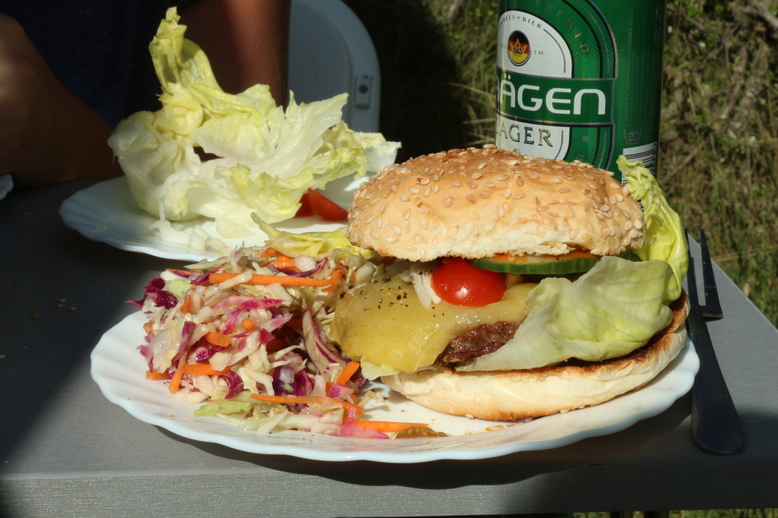 Leckere Burger gehören ebenfalls zu Neuseeland