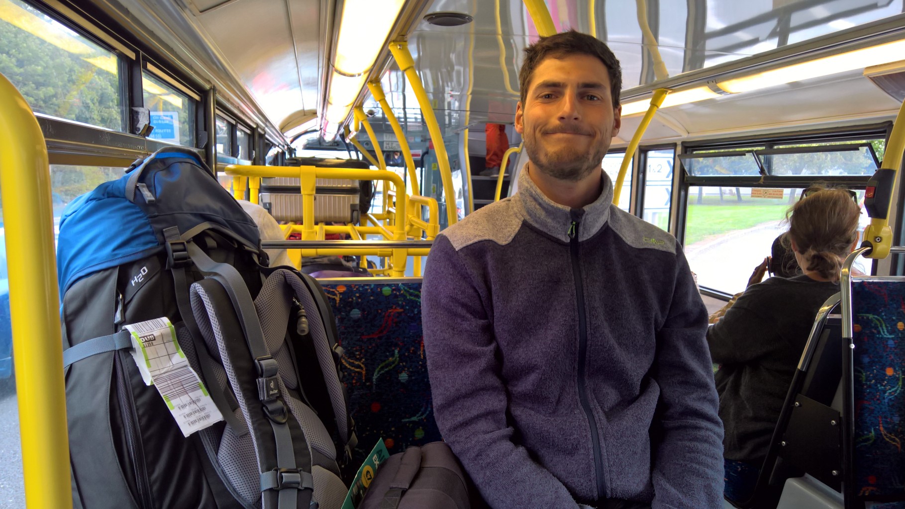 Busfahrt in die Stadt