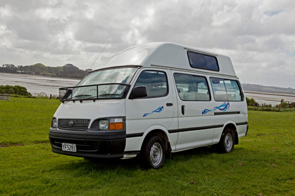 Ein Toyota Hiace ist die Basis f&uuml;r den Wendekreisen Koru 2 Berth