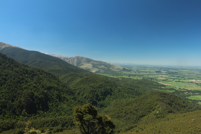 Blick ins Landesinnere