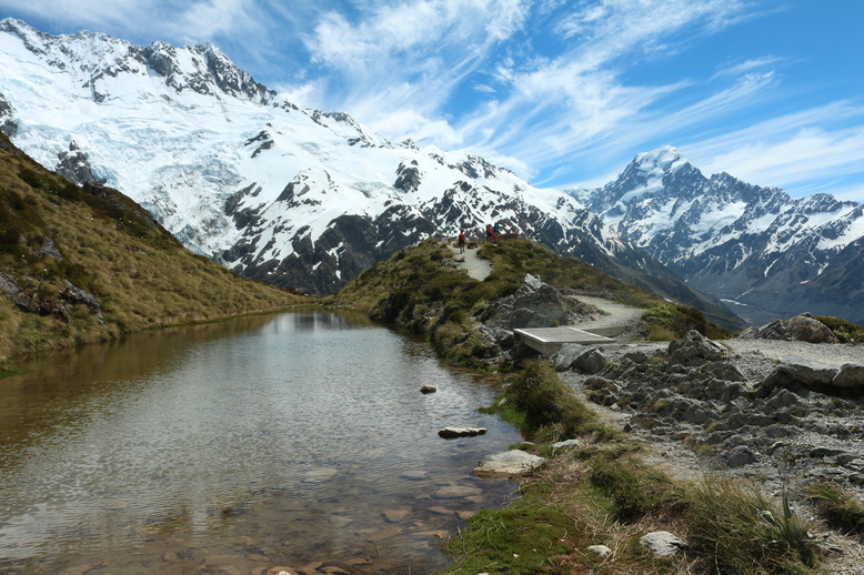 Der Ausichtspunkt Sealy Tarns