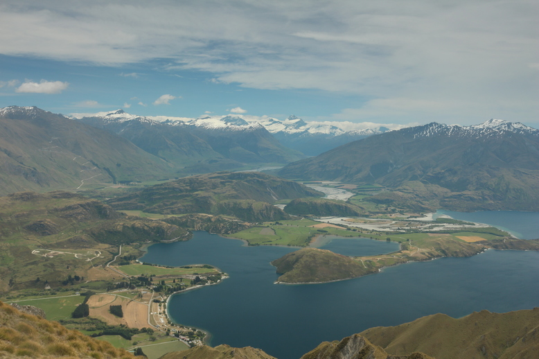 Der Lake Wanaka von oben