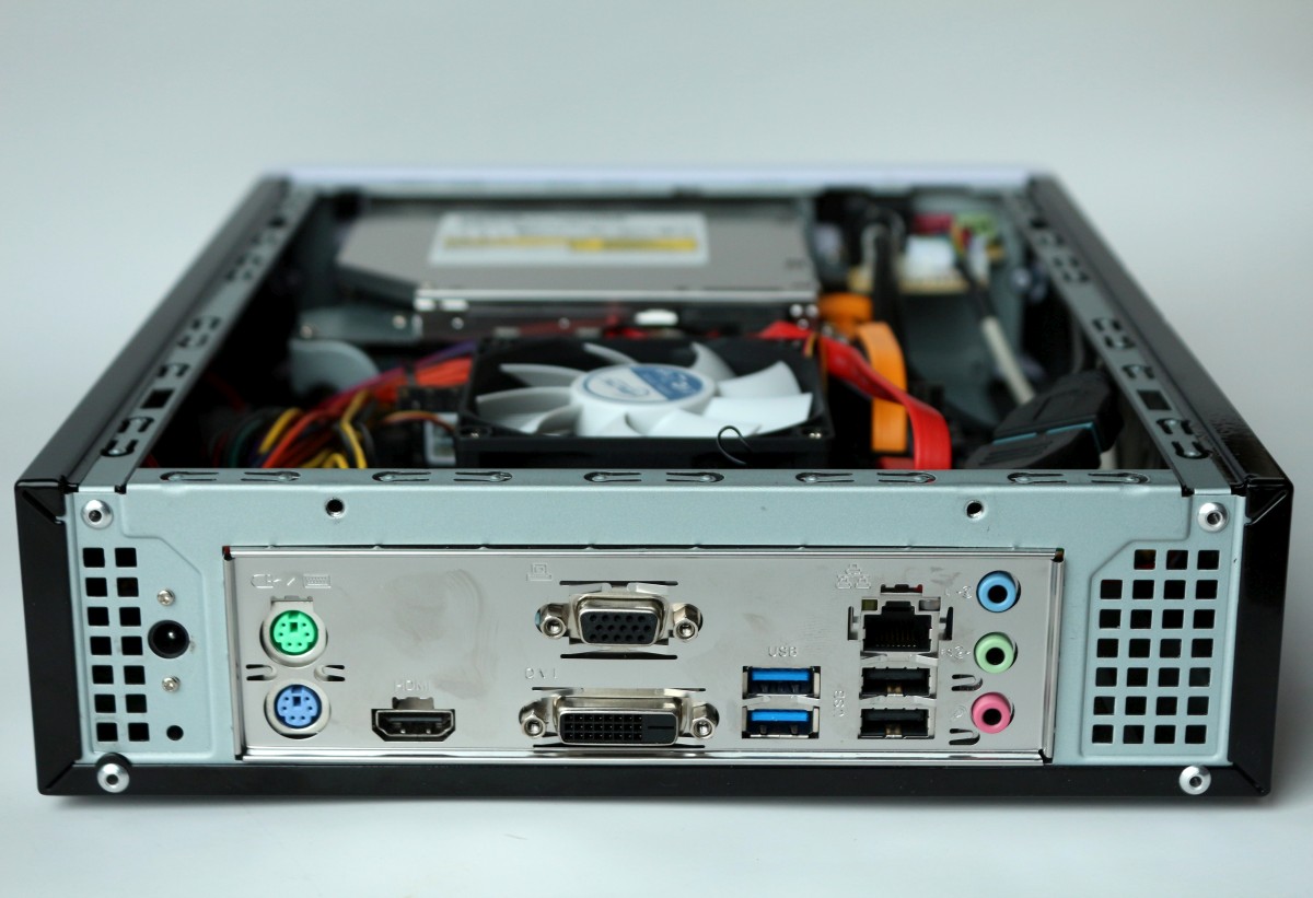 Mein HTPC von hinten